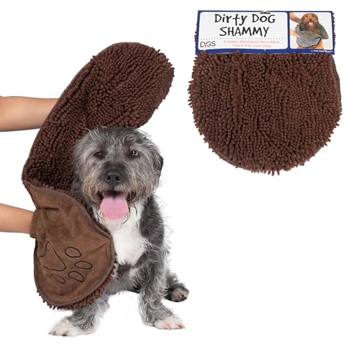 Dog Gone Smart Dirty Dog Shammy, Brown - DGSSHAMMY03