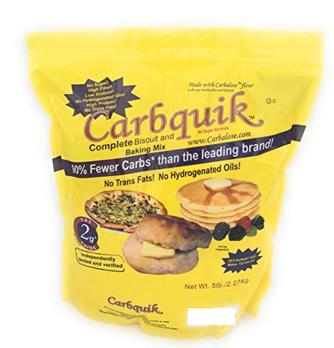 Carbquik Baking Mix 5 Pounds Convenient Resealable Pouch Keto Diet Friendly - Click to Buy