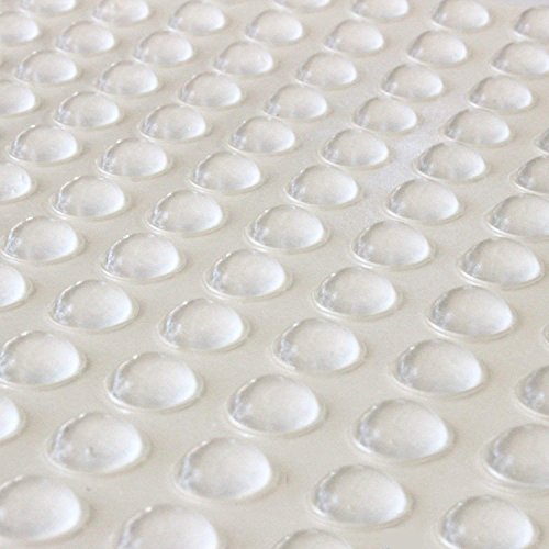 Shintop Furniture Bumpers - Clear Adhesive Bumper Pads Surface Protection for Wall and Wooden Floor Come with 100pcs (Hemispherical) - Click to Buy