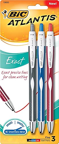 BIC Atlantis Pen 0.7mm, Pack of 3 - VCGNP31-AST - Click to Buy