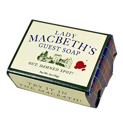 The Unemployed Philosophers Guild Off White, 1 Bar: Shakespeare Lady Macbeth'S Guest Soap - 1 Mini Bar Of Soap - Made In The Usa - Click to Buy