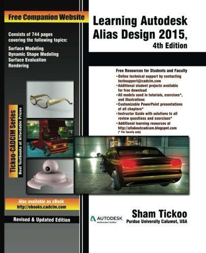 Learning Autodesk Alias Design 2015 by Prof. Sham Tickoo Purdue Univ. (2014-11-20)