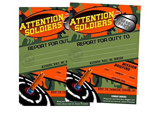 Silly Goose Gifts Dart Tag Themed Party Supplies Large 5x7in Size Set of 12 (Invitations) - Click to Buy