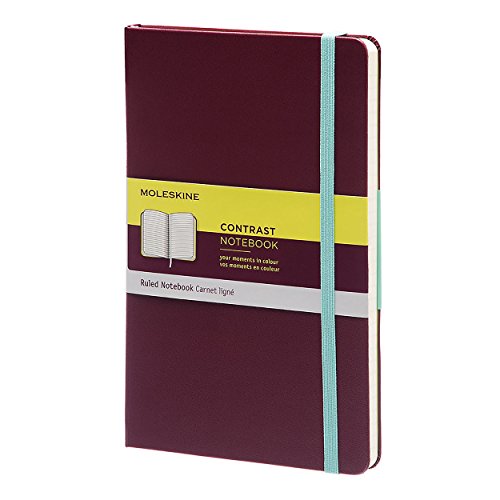 Moleskine Contrast Limited Collection Large Ruled Hard Plum Purple - Click to Buy