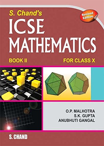 S. Chand’s ICSE Mathematics Class -X