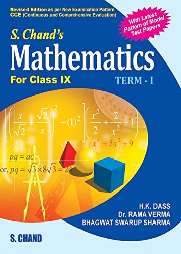 S.Chand’S Mathematics For Class IX Term I - Click to Buy
