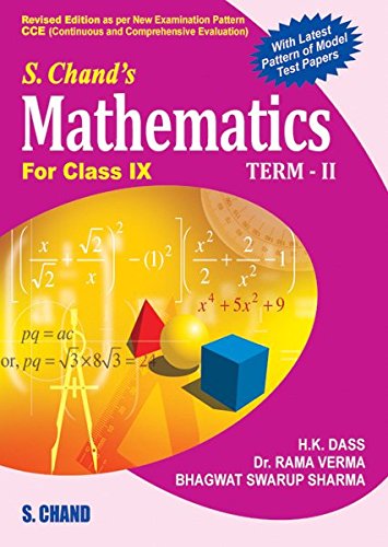 S.Chand’S Mathematics For Class IX Term II - Click to Buy