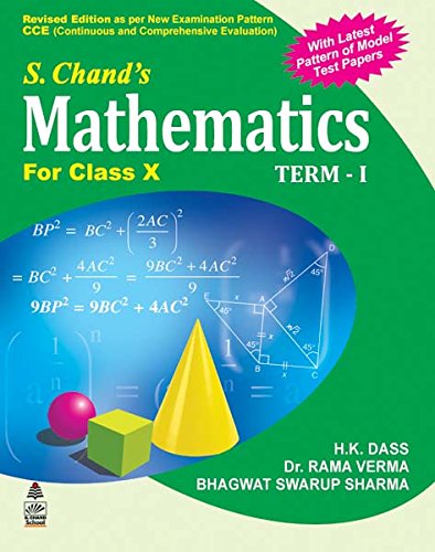 S.Chand’S Mathematics For Class X Term -I - Click to Buy