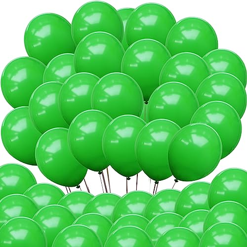 Neo LOONS 5" Standard Green Premium Latex Balloons -- Great for Kids , Adult Birthdays, Weddings , Receptions, Baby Showers, Water Fights, or Any Celebration, Pack of 100 - Click to Buy