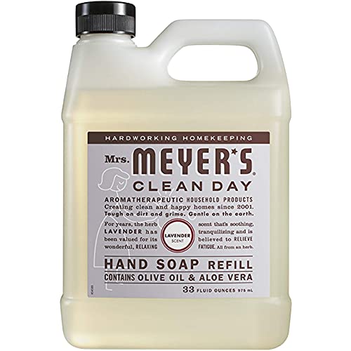 Mrs. Meyers Clean Day Hand Soap Refill, Lavender 33 oz (Pack Of 4) - Click to Buy