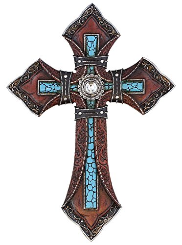 Old River Outdoors Wall Cross, Poly-Resin Wall Art, Cross, Wall Hanging Decor, Rustic, Bedroom - Click to Buy