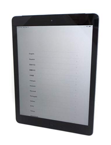 Apple iPad Air MD785LL/B 9.7-Inch 16GB Wi-Fi Tablet (Black with Space Gray) (Refurbished) - Click to Buy
