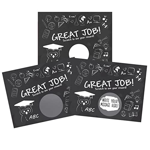 My Scratch Offs Scratch-Off Card Prizes for Kids Students Teacher Rewards Supplies for The Classroom Back to School 50 Pack - Click to Buy