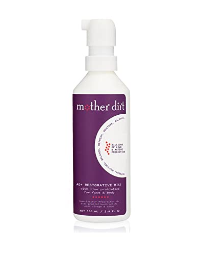 Mother Dirt AO+ Mist Probiotic Spray, Ammonia Oxidizing Bacteria Skin Care, 3.4 fl oz (Packaging May Vary) - Click to Buy