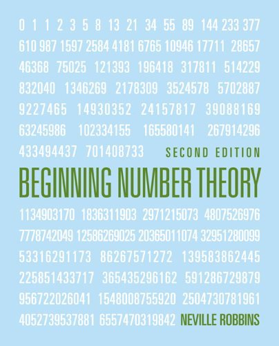 Beginning Number Theory by Neville Robbins (2006-12-29) - Click to Buy