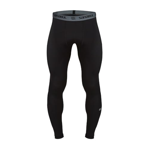 Sanabul Essential Compression Tights Men No Gi Jiu Jitsu Spats, Black, Large - Click to Buy