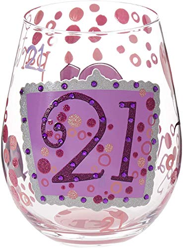 Lolita 21 Stemless Wine Glass, Glas, Multi, 10 x 10 x 12.5 cm - Click to Buy