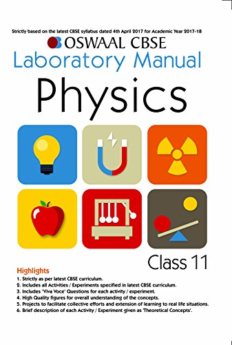 Oswaal CBSE Laboratory Manual Class 11 Physics Book (For 2023 Exam)