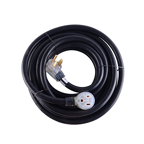 ALEKO 50 Amp 220 Volt Welder Extension Cord with Lighted End – 8 AWG Power Extension for Welding Machines – 50 ft, ETL - Click to Buy