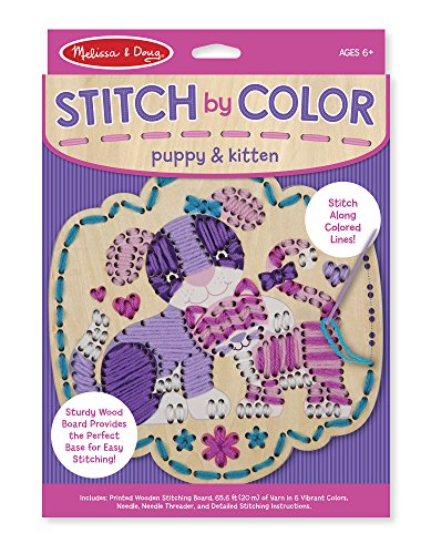 Melissa & Doug Stitch by Color Puppy & Kitten Toy - Click to Buy