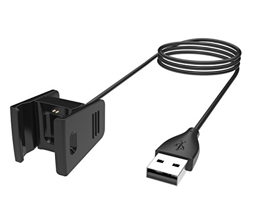 BeneStellar Ladegerät für Fitbit Charge 2, Ersatzladekabel oder Ladekabel für Fitbit Charge 2 Herzfrequenz und Fitness-Armband (schwarz) - Click to Buy