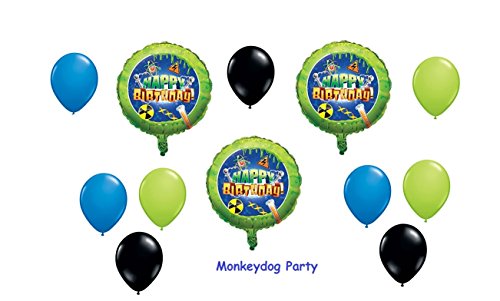 MONKEYDOG PARTY Mad Scientist Science Party Balloons Birthday Kit - Click to Buy