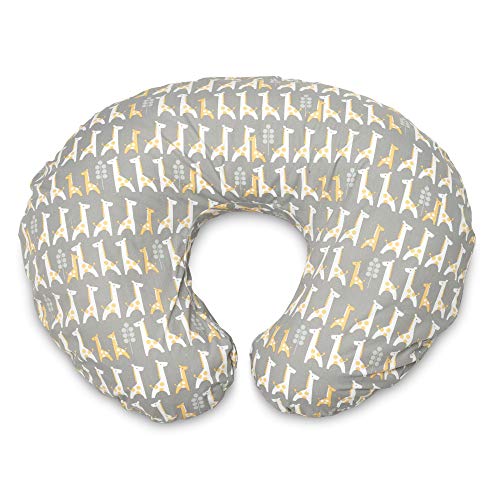 Boppy Original Nursing Pillow Cover, Gray Giraffe, Cotton Blend Fabric with Allover Fashion, Fits All Boppy Nursing Pillows and Positioners - Click to Buy
