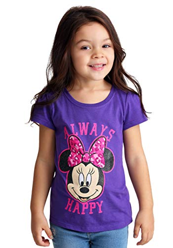 Disney Girls Minnie Mouse Short Sleeve T-Shirt - Click to Buy