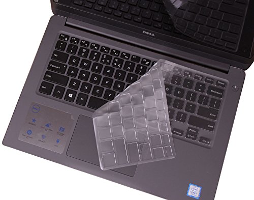 Keyboard Cover for Dell Inspiron 14 5000 5481 5482 5485 5491 2-in-1 14 Inch/Inspiron 13 i5368 i5378 i5379 5585 7373 7375 7368 7378 7380 7386 / Inspiron i5568 i5578 7573 7570 7569 7579 7580 7586, TPU - Click to Buy