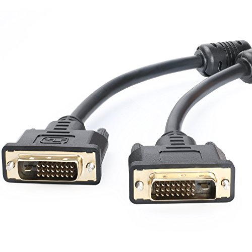 Postta DVI-D Dual Link Cable with Ferrites Gold Plated Male to Male-3 Feet - Click to Buy