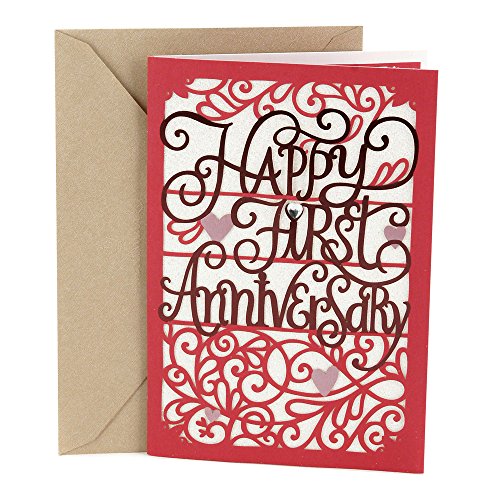 Hallmark 1st Anniversary Card (Happy First Anniversary) - Click to Buy