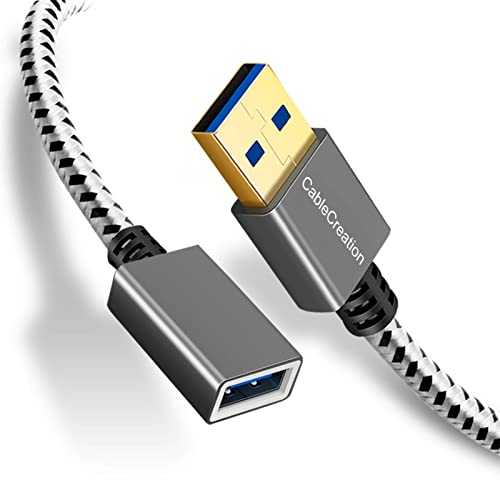 Short USB 3.0 Extension Cable, CableCreation USB 3.0 A Male to Female Extension Cable USB 3.0 Extender Cord Compatible with VR, PlayStation, Xbox, Keyboard, Printer, Scanner Space Gray Aluminum - Click to Buy