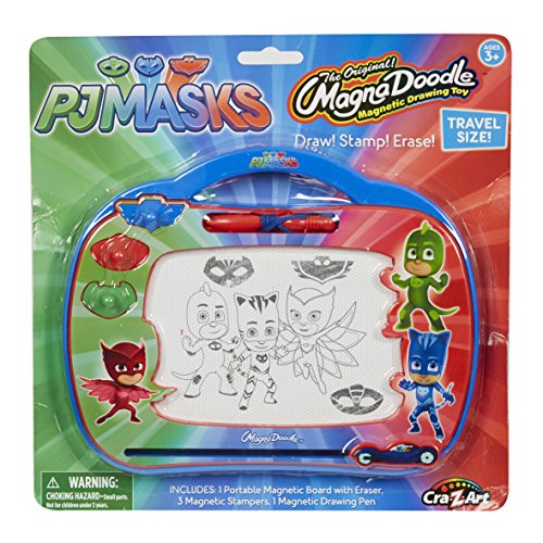 Cra-Z-Art PJ Masks Travel Magnadoodle Toy, Red, Blue, Green - Click to Buy