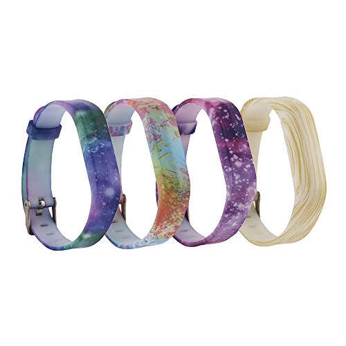 Bands for Fitbit Flex 2, Classic Silicone Fitness Replacement Accessories Wrist Band for Fit bit Flex2, 10 Colors, Buckle Design (H4-C) - Click to Buy