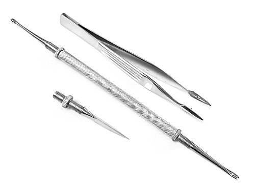 First Aid Kit Professional Splinter Removal Kit Ideal for First Responder, Doctor, Household and Camping - Click to Buy