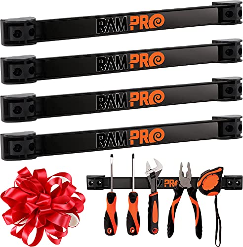 12" Magnetic Tool Holder Strip - A Tool Magnet Bar for Garage Organization, Shop Organization, and Workbench Accessories, Best Father's Day Gift, Easy To Install in Workshop, Mounting Screws Included. - Click to Buy