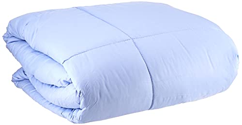 Modern Threads Down Alternative Reversible Comforter Blue/Cream Queen - Click to Buy