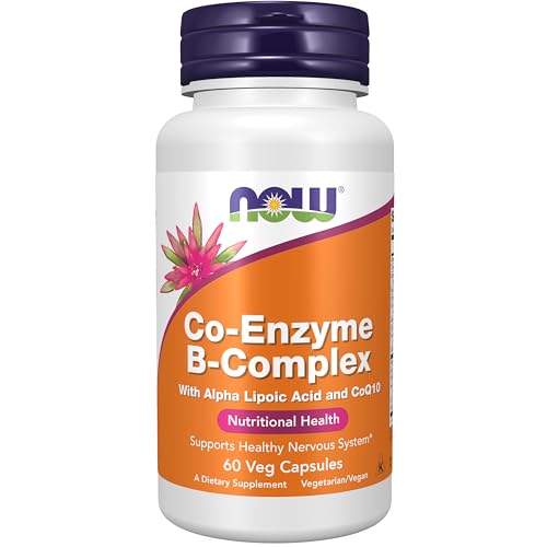 NOW Foods Supplements, Co-Enzyme B Complex with Alpha Lipoic Acid and CoQ10, Nutritional Health, 60 Veg Capsules - Click to Buy