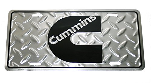 Cummins Diesel Engines Diamond Plated License Plate - Click to Buy