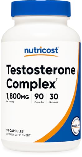 Nutricost Testosterone Support Complex (90 Capsules) -1800mg Per Serving - Click to Buy