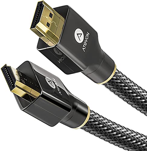4K HDMI Cable 6ft - Atevon High Speed HDMI 2.0 Cable 18Gbps [Supports 4K HDR - Click to Buy