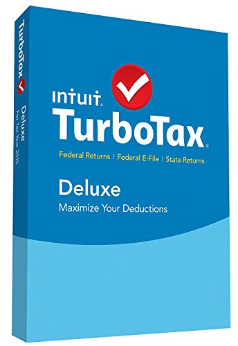 TurboTax Deluxe 2015 Federal + State Taxes + Fed Efile Buyer's Choice - Click to Buy