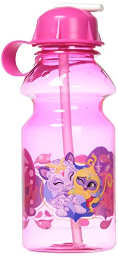 Zak Designs Shimmer Shine 14oz Kids Water Bottle with Straw - BPA Free with Easy Clean Design, Shimmer-Shine - Click to Buy