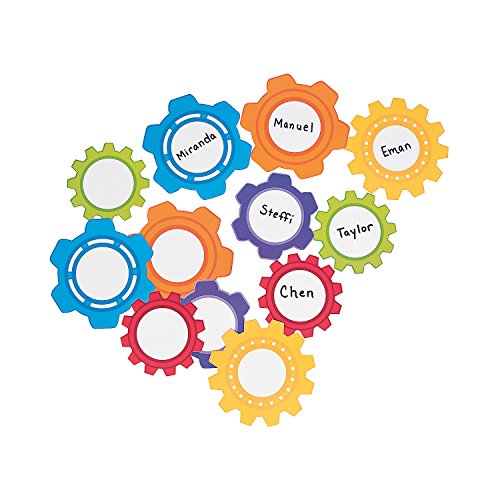 Gear Cutouts, blue, red, yellow, green - Click to Buy