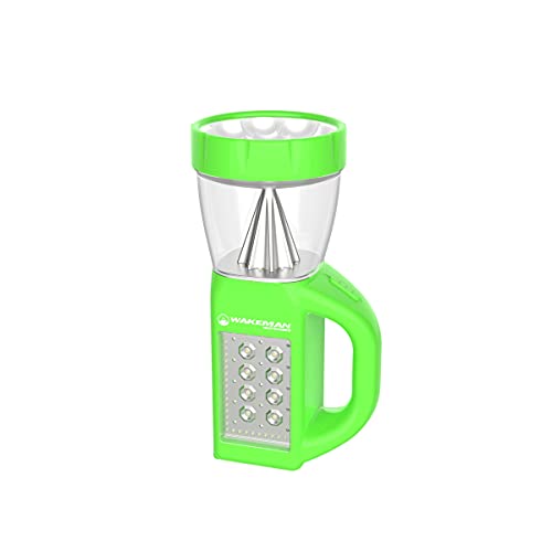 Wakeman 75-CL1007 Outdoors 3-in-1 LED Camping Lantern Flashlight, Neon Green - Click to Buy
