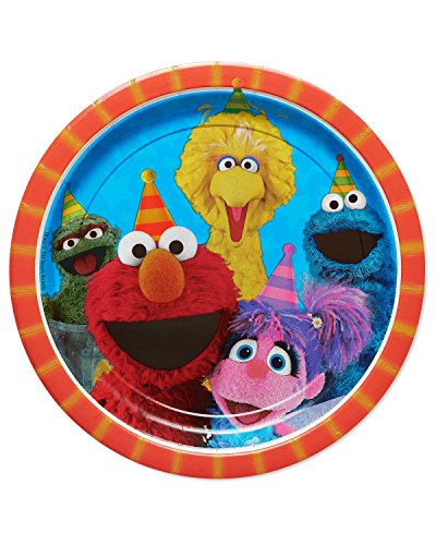 Sesame Street 'Stars' Large Paper Plates (8ct) - Click to Buy