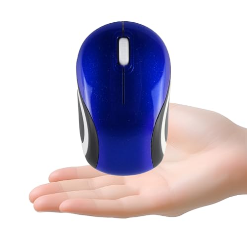 Mini souris sans fil pour enfants de 3 à 7 ans avec récepteur USB pour ordinateur portable Bleu - Click to Buy