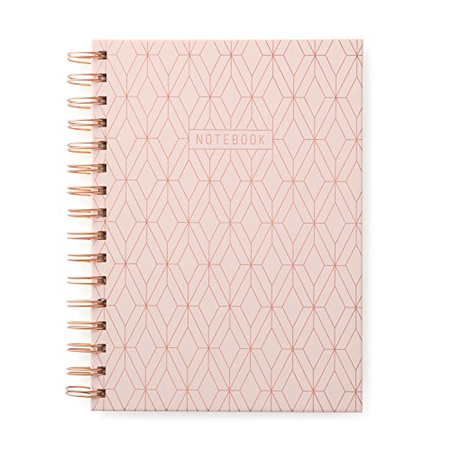 Designworks Ink Twin-Wire Bound Journal, Copper Geo Pink - Click to Buy