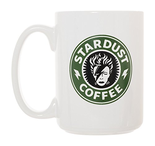 Grande tasse à café Stardust de 425,2 g de luxe, double face, inspirée de David Bowie - Click to Buy