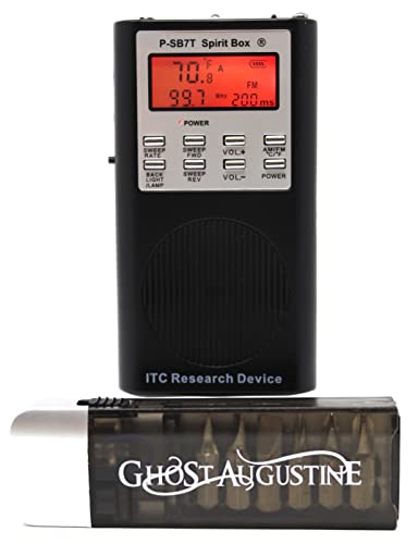 SB7T Spirit Box Paranormal Research Device with Ghost Augustine Flashlight - Click to Buy